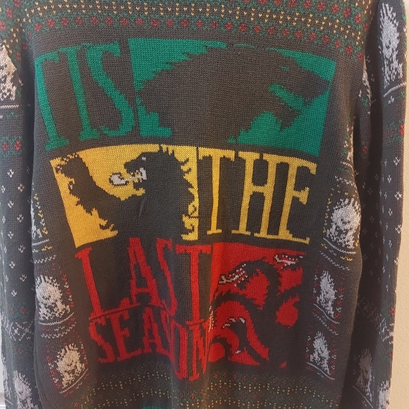 HBO Game of Throne Christmas Sweater Size Large - Picture 6 of 10